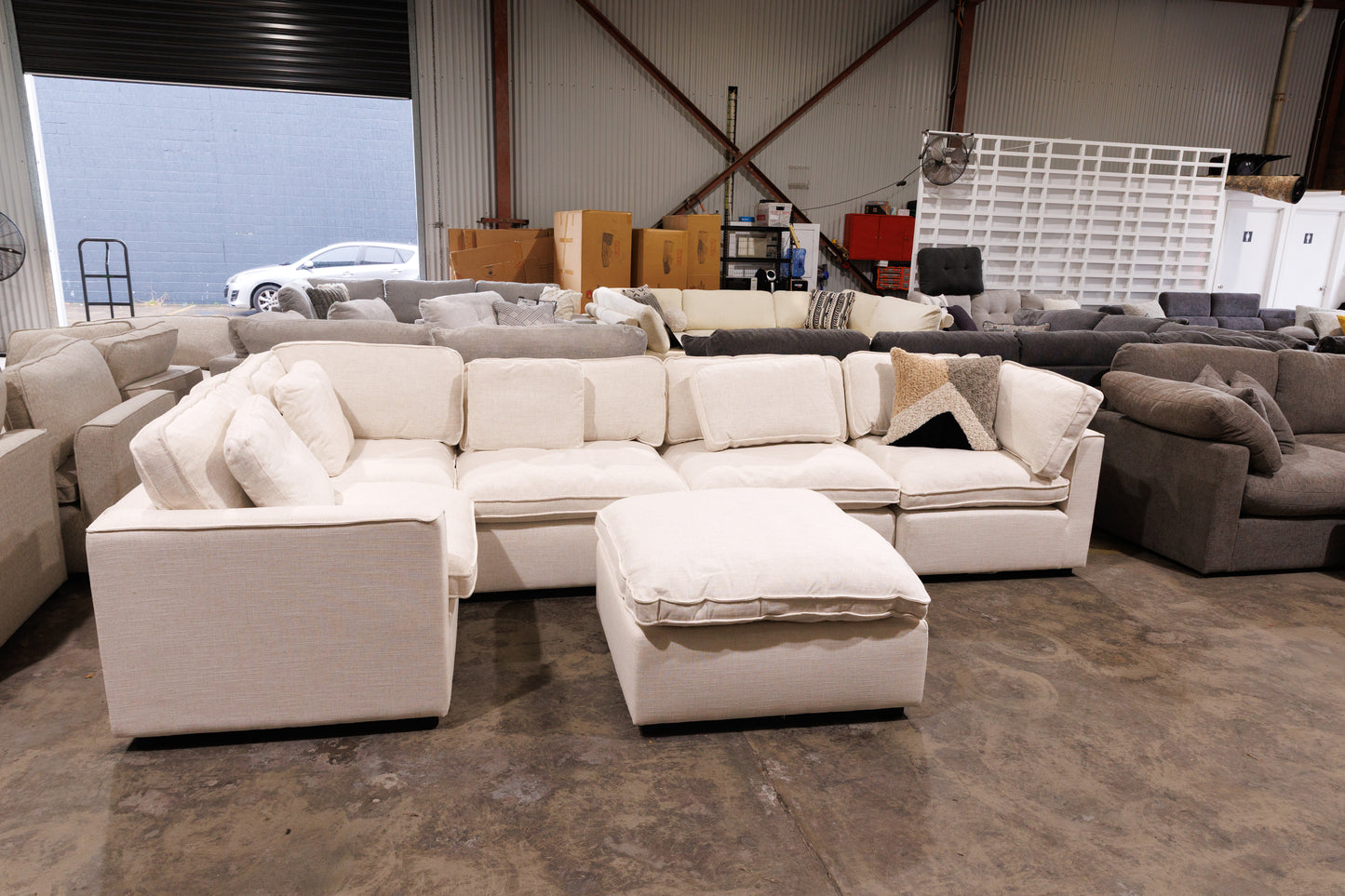 Willow Cloud Modular Lounge