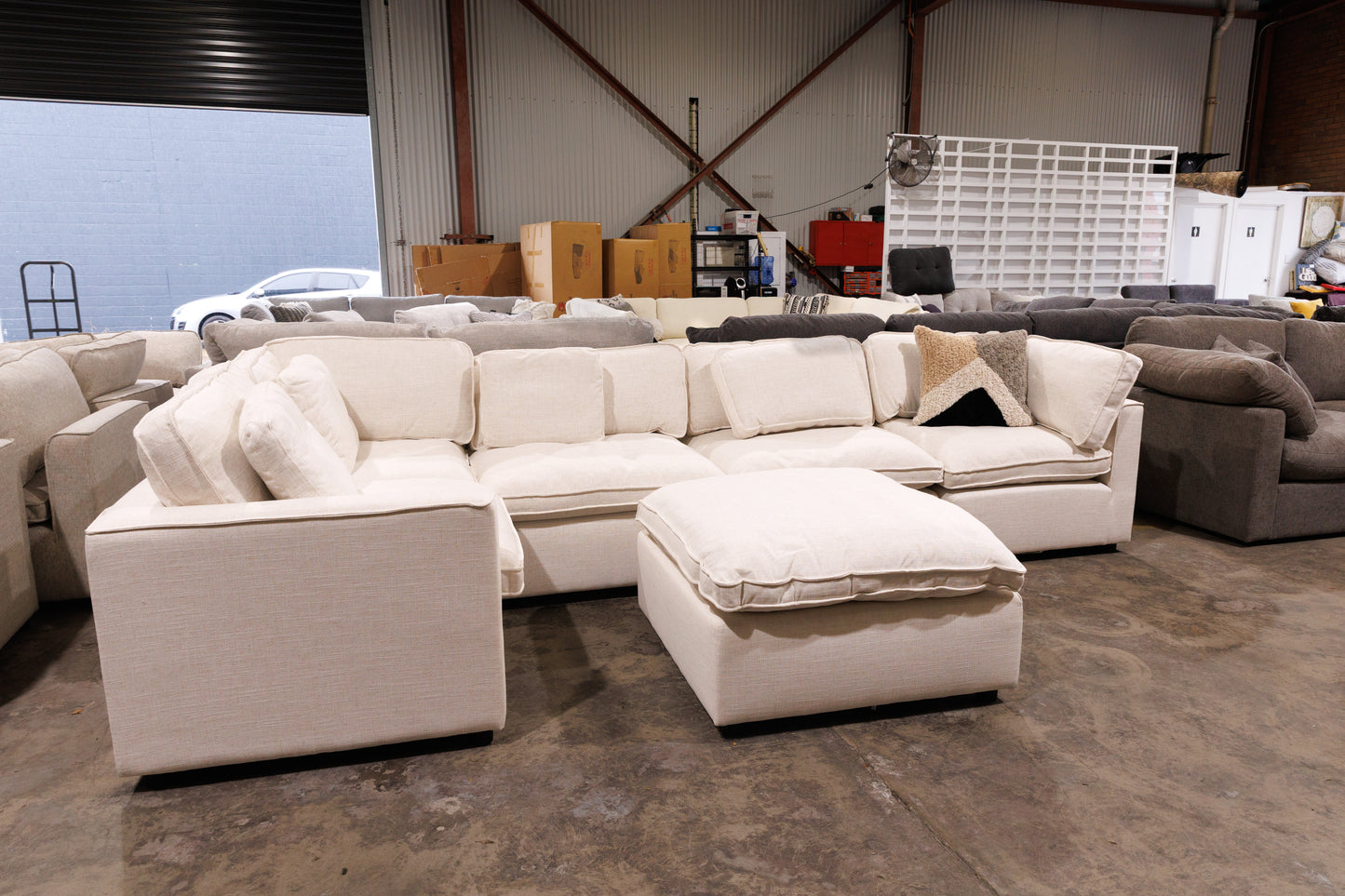 Willow Cloud Modular Lounge