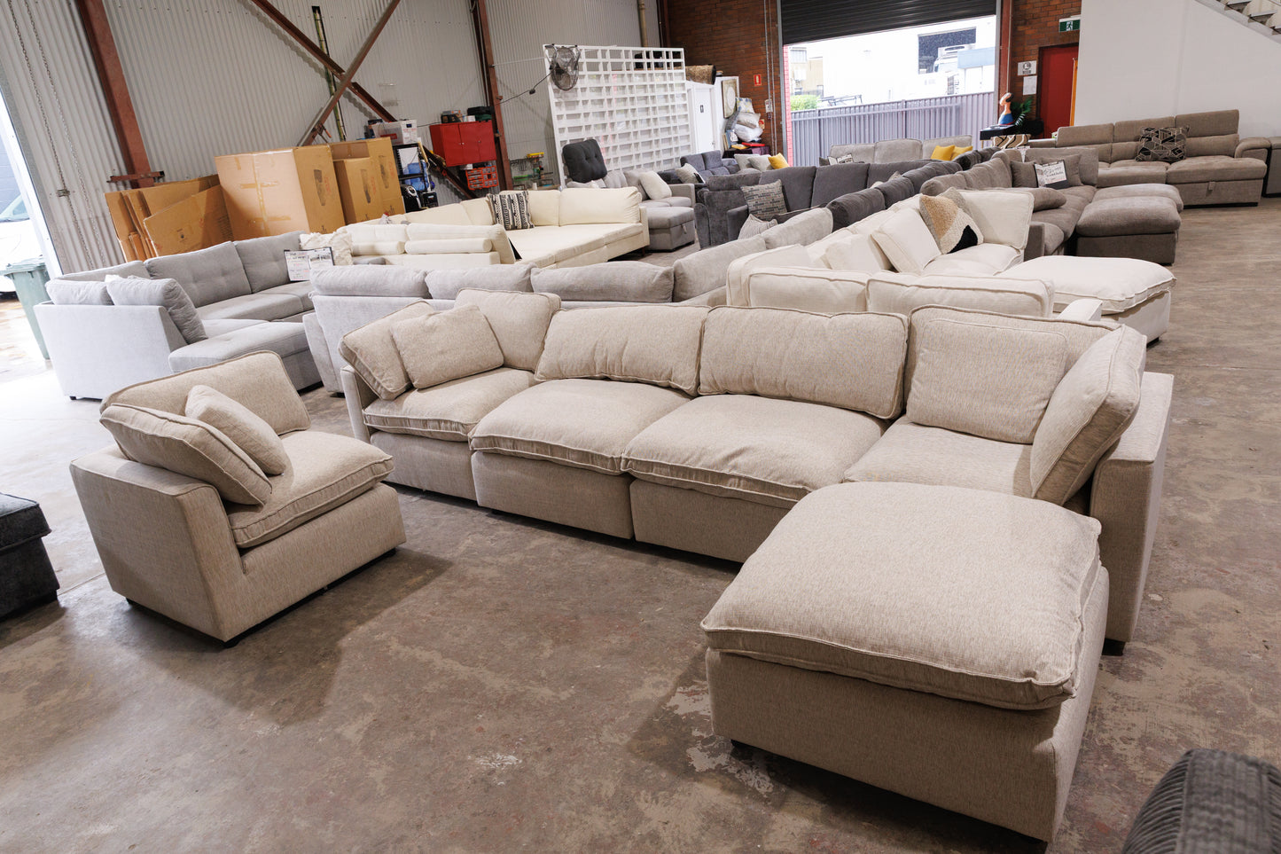 Willow Cloud Modular Corner Lounge