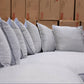 Vogue Curved Chaise Lounge - Grey