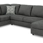 Eden Media Room Sectional with Chaise Lounge Suite