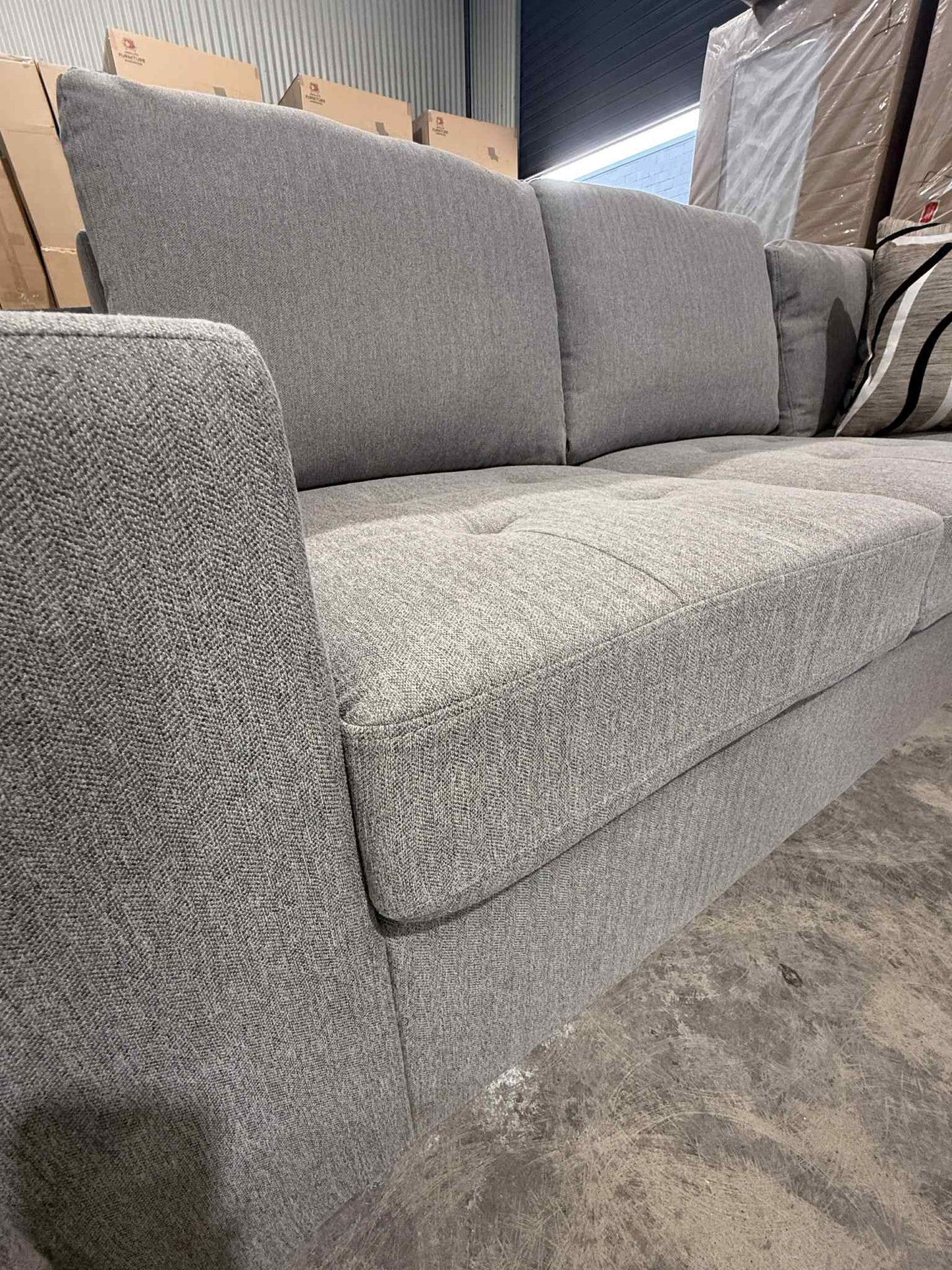 U Shape Lounge with Sofa Bed & Storage