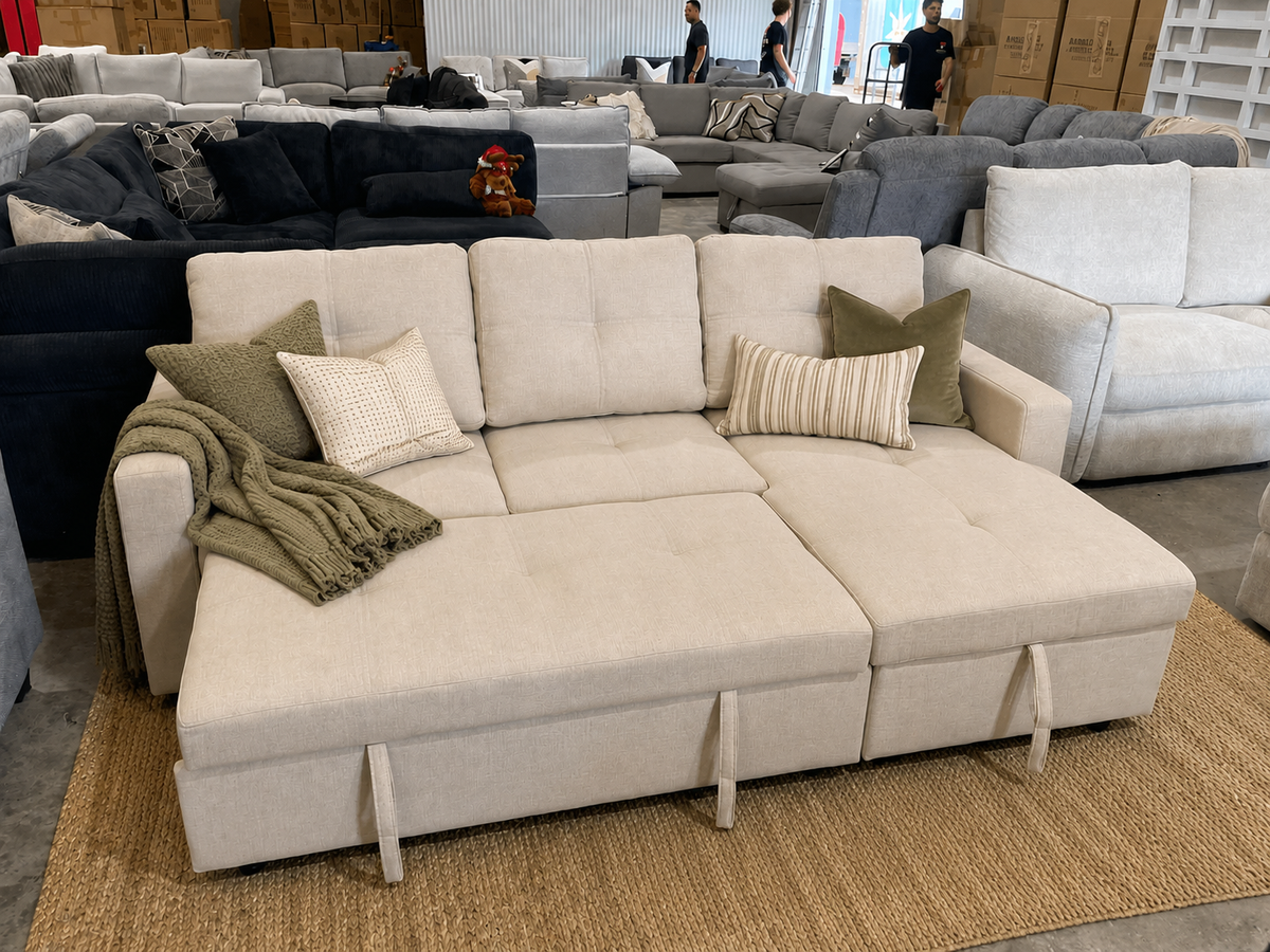 sofa bed with storage