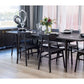Black Dining Set - Dining Table with Matching Dining Chairs