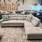 Gabby L Shape Sectional Couch - Grey