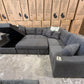 Chelsea U Shape Sofa Bed - Charcoal