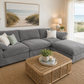 3 seater with ottoman