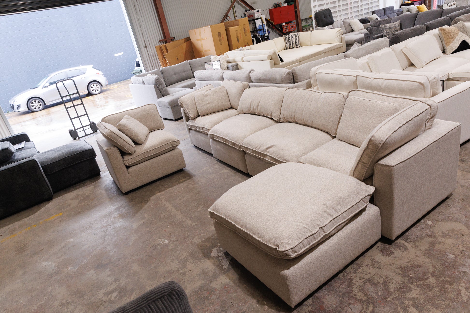 large moduar couch