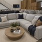 corner couch with cushions