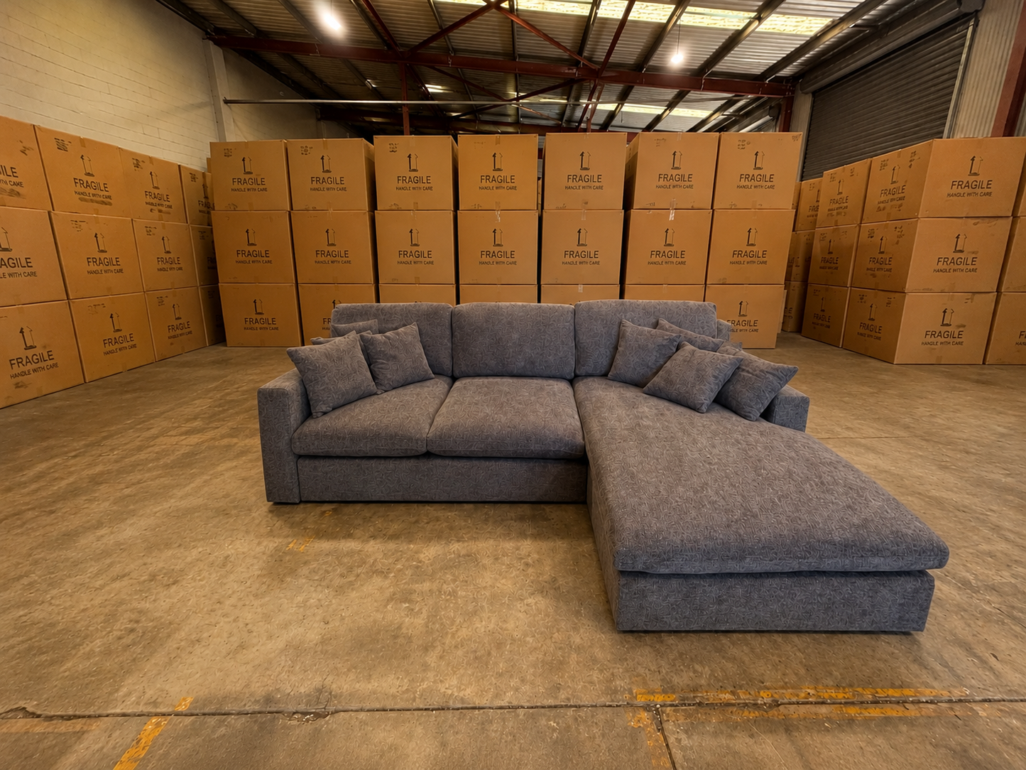 Oversized Cloud 3 Seater - Deep Seated Dark Grey