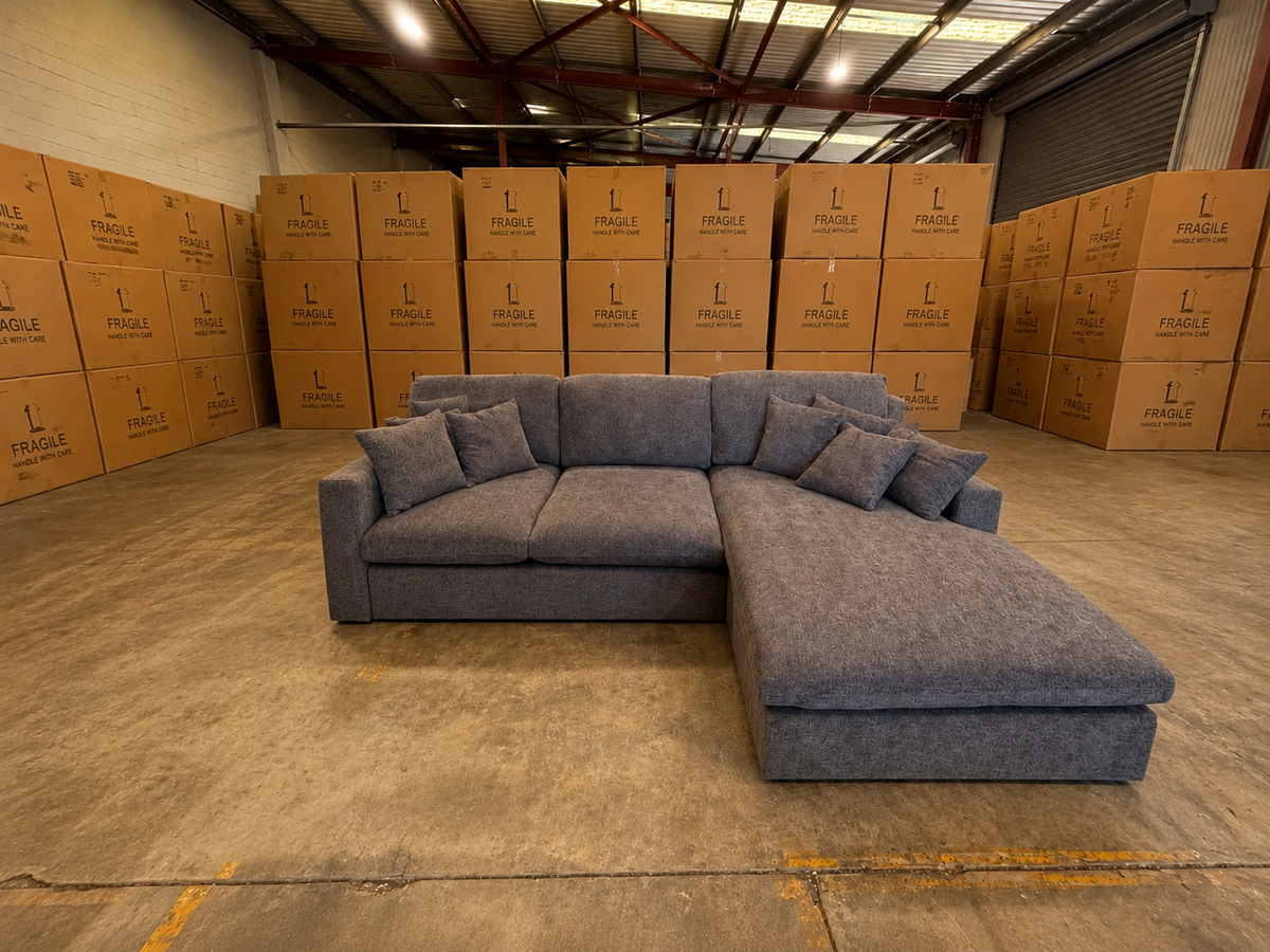 Oversized Cloud 3 Seater - Deep Seated Dark Grey