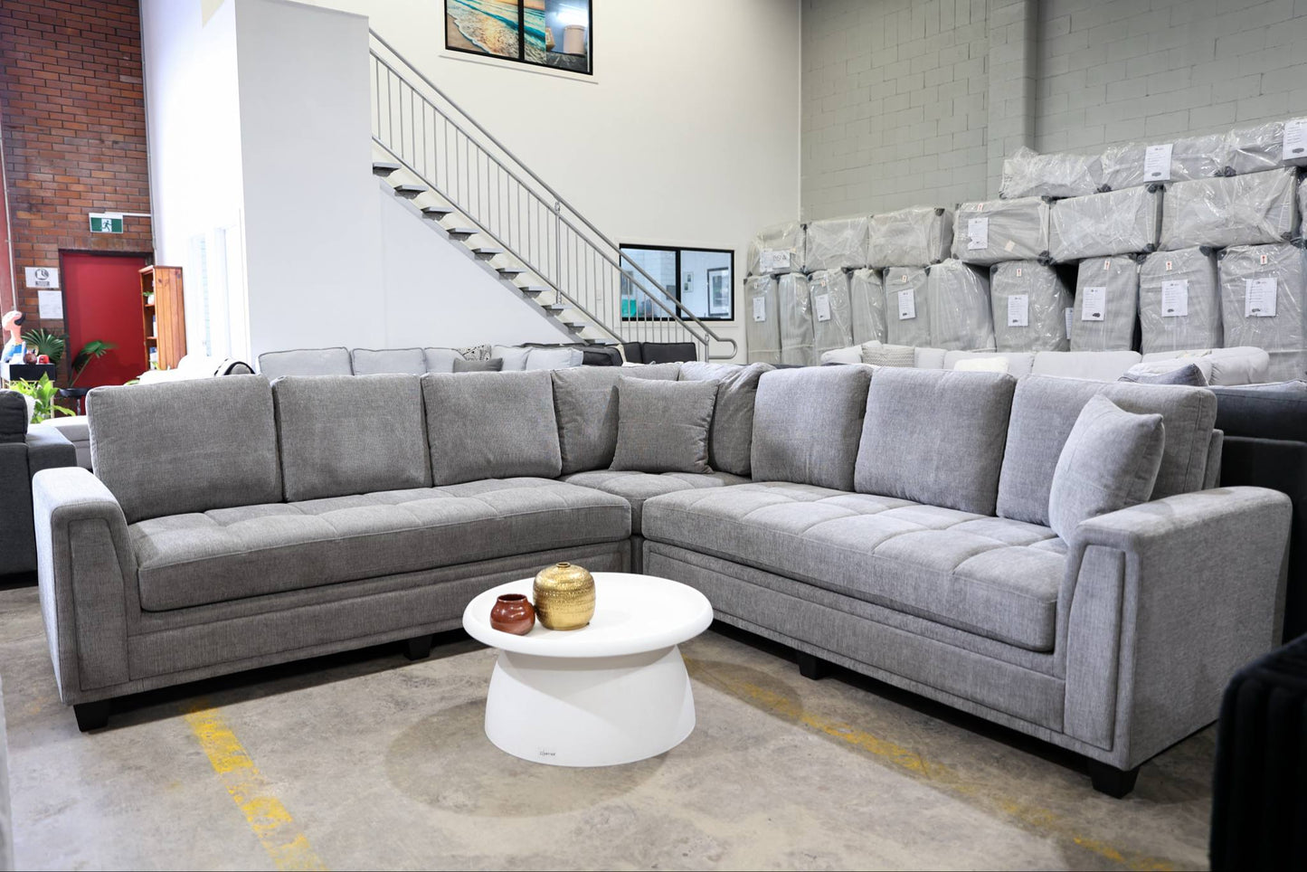 Arlo Corner Lounge - Grey