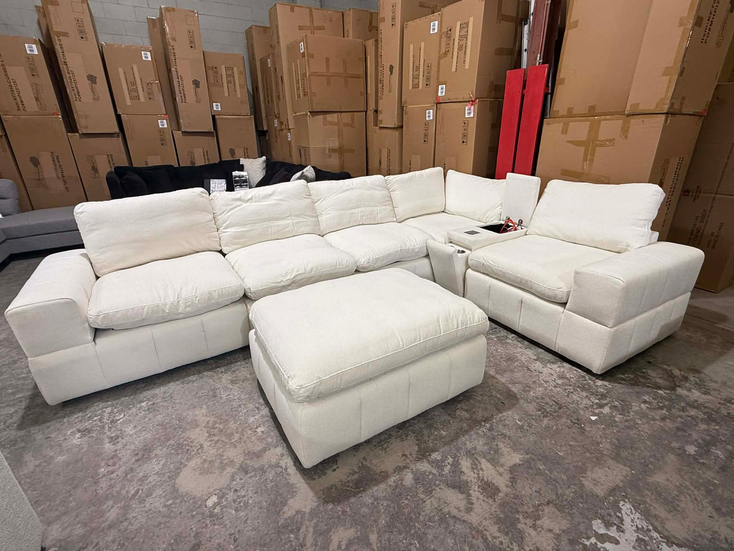 Emerson Cloud Modular Lounge with Ottoman