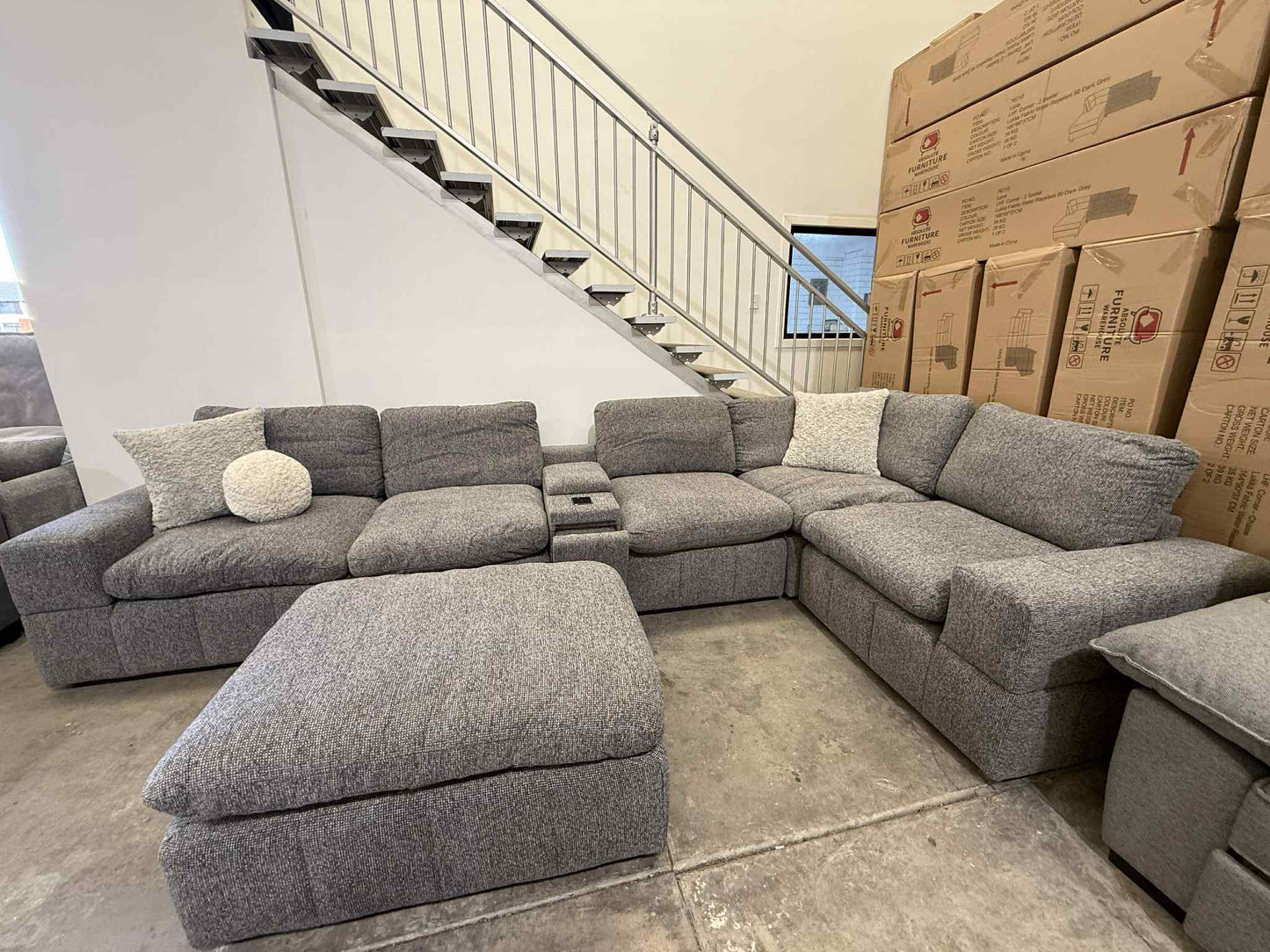 Emerson Cloud Modular Lounge with Ottoman