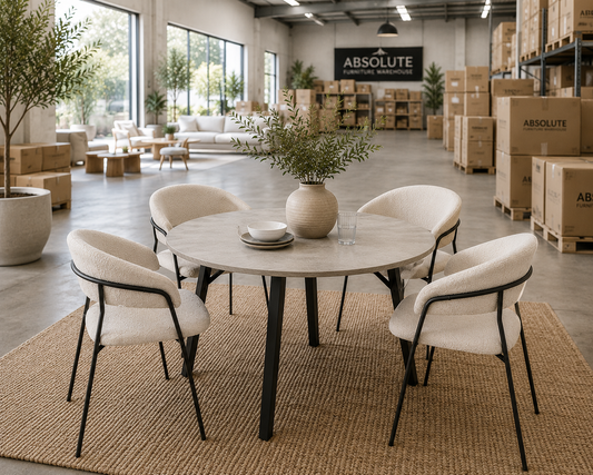 round dining table