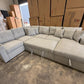 Chelsea U Shape Sofa Bed - Light Grey