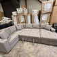 U Shape Lounge with Sofa Bed & Storage