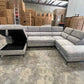 Capital U Shape Lounge with Sofa Bed & Storage
