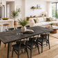 Black Dining Set - Dining Table with Matching Dining Chairs