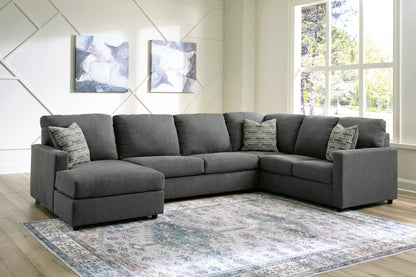 Eden Media Room Sectional with Chaise Lounge Suite