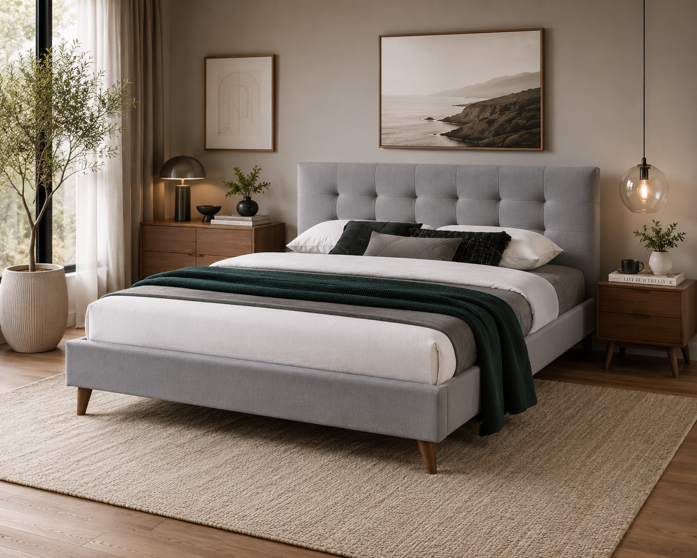 cheap queen bed