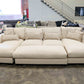 couch with ottoman