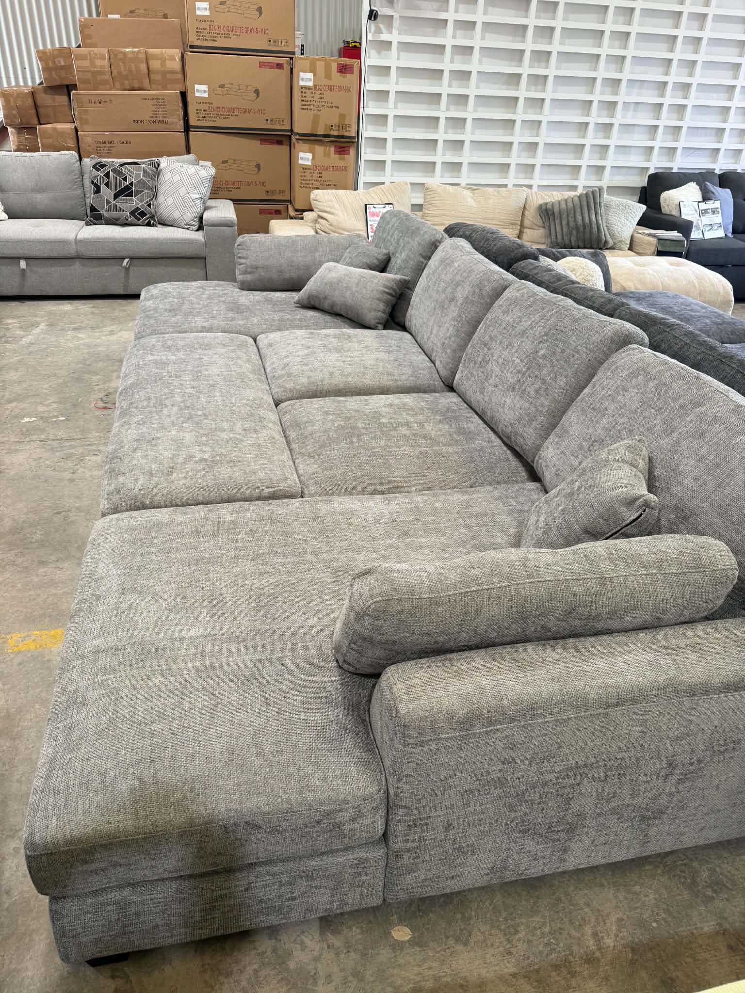 4 metre long lounge suite. big couch