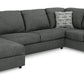 Eden Media Room Sectional with Chaise Lounge Suite