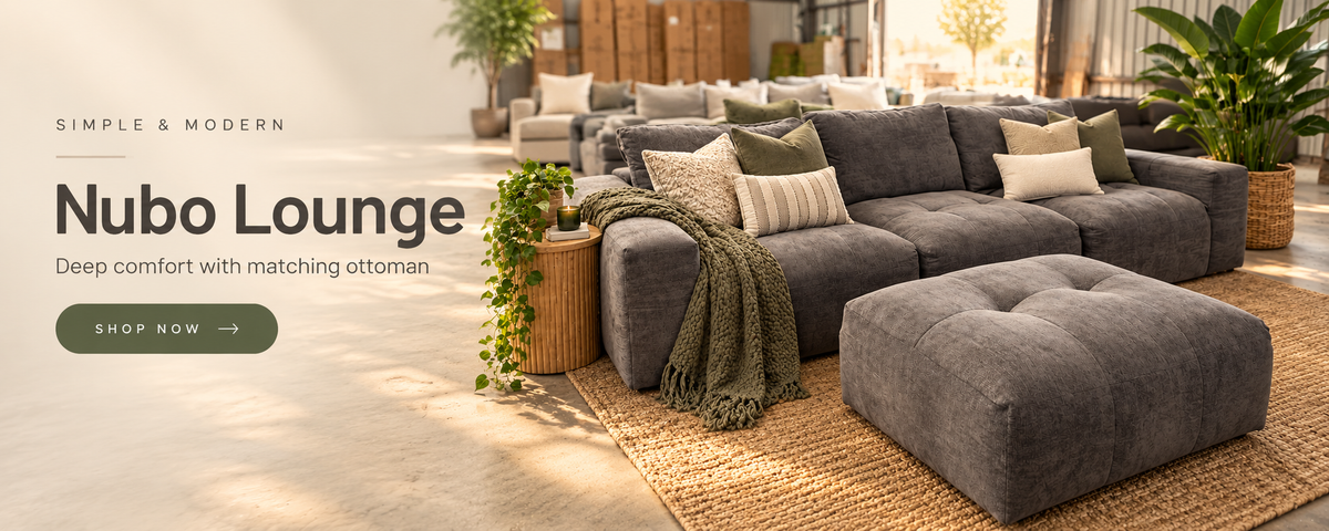 Nubo Lounge. Deep comfort with matching ottoman. Shop now.