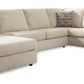 Eden Media Room Sectional with Chaise Lounge Suite