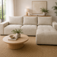 3 seater with ottoman